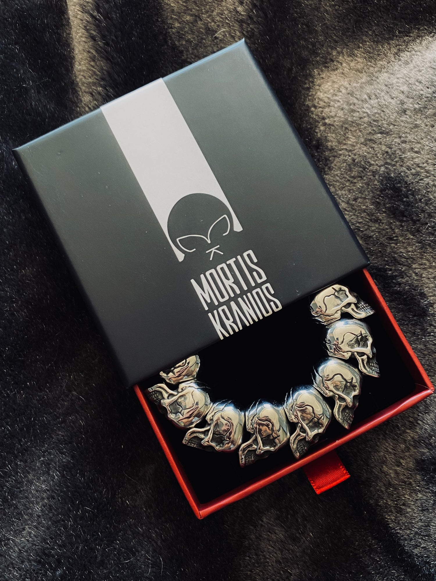 SPIRAL SKULLS BRACELET